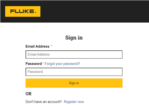 A screenshot of a login form<br><br>Description automatically generated